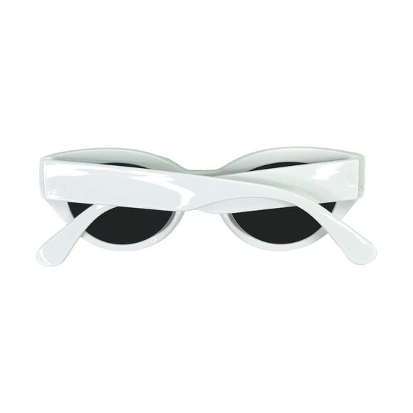 Petals & Peacocks x Zumiez Round Retro Sunglasses - White - One Size - Picture 7 of 8